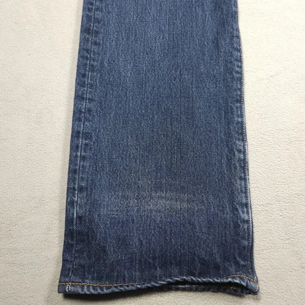 Levi's 501 Jeans Mens‎ 34x33 Original Fit Button Fly Med Wash Distressing Faded